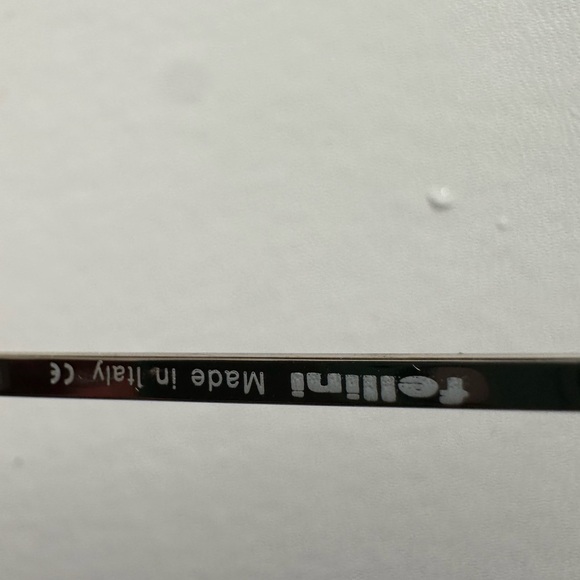 Fellini Rhinestone Silver Rimless Sunglasses - Picture 9 of 9